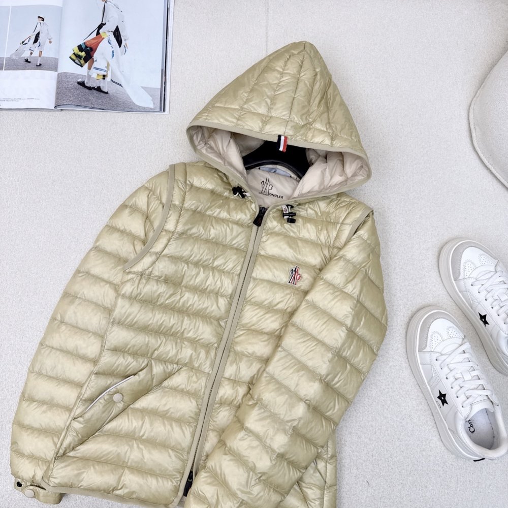 Пуховик женский со съемными рукавами фото 3