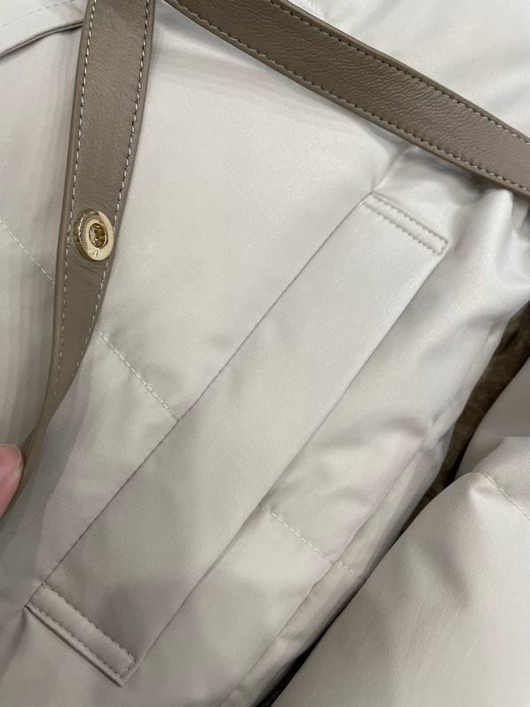 Пуховое пальто с плетением из норки фото 7