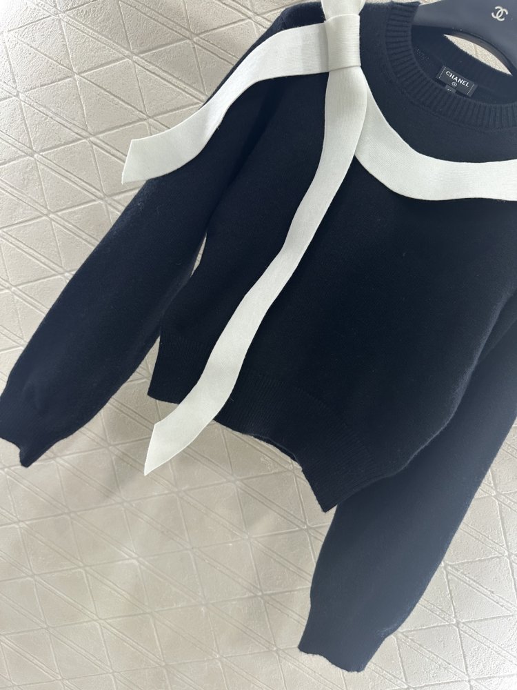 Пуловер с бантом фото 5