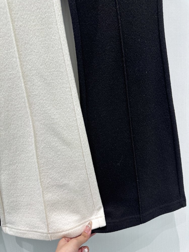 Расклешенные брюки на шнуровке женские фото 6