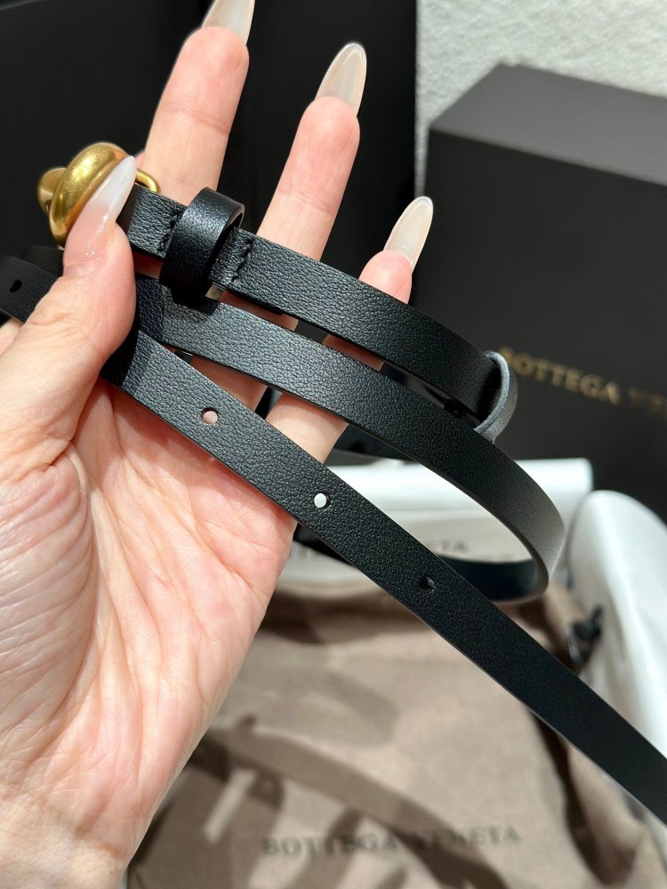 Ремень Bottega Veneta Knot женский кожаный 1.5 см фото 3