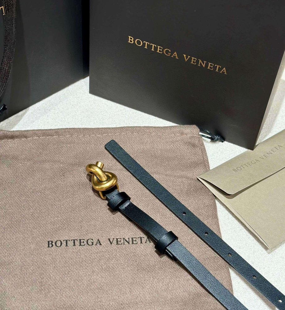 Ремень Bottega Veneta Knot женский кожаный 1.5 см фото 6