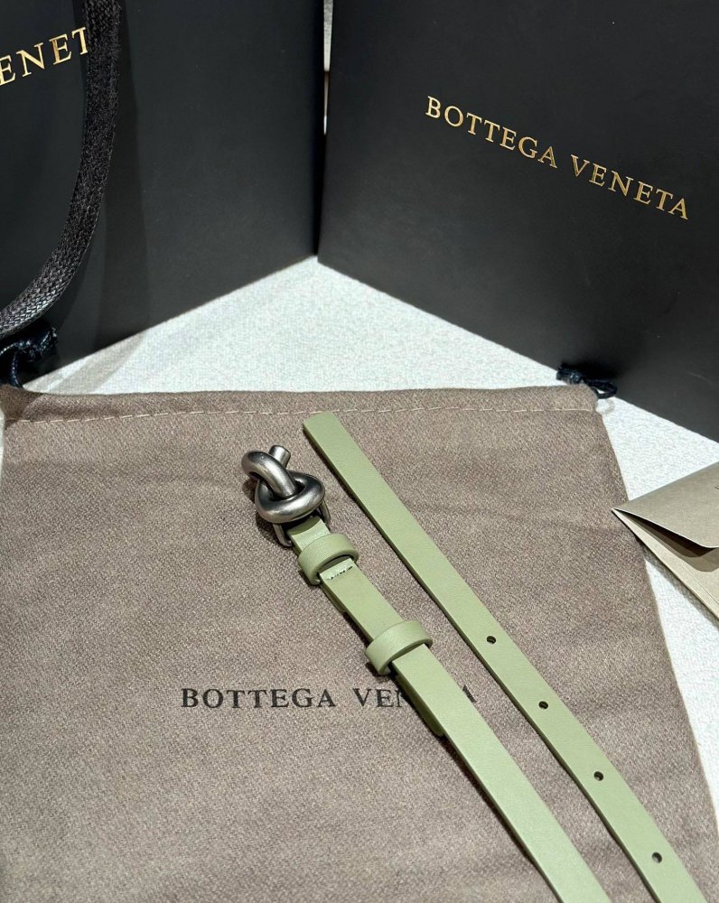 Ремень Bottega Veneta Knot женский кожаный 1.5 см фото 6
