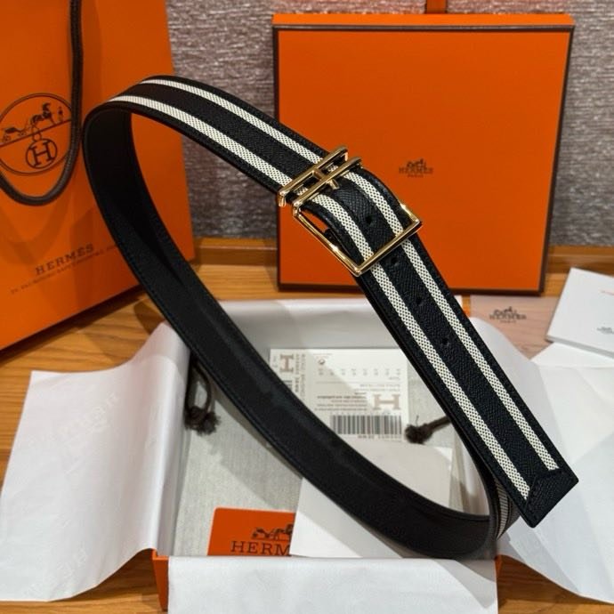 Ремень двусторонний из кожи Epsom 3.8 см