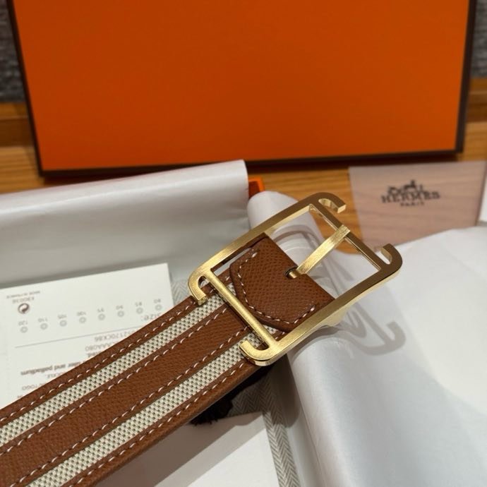 Ремень двусторонний из кожи Epsom 3.8 см фото 2