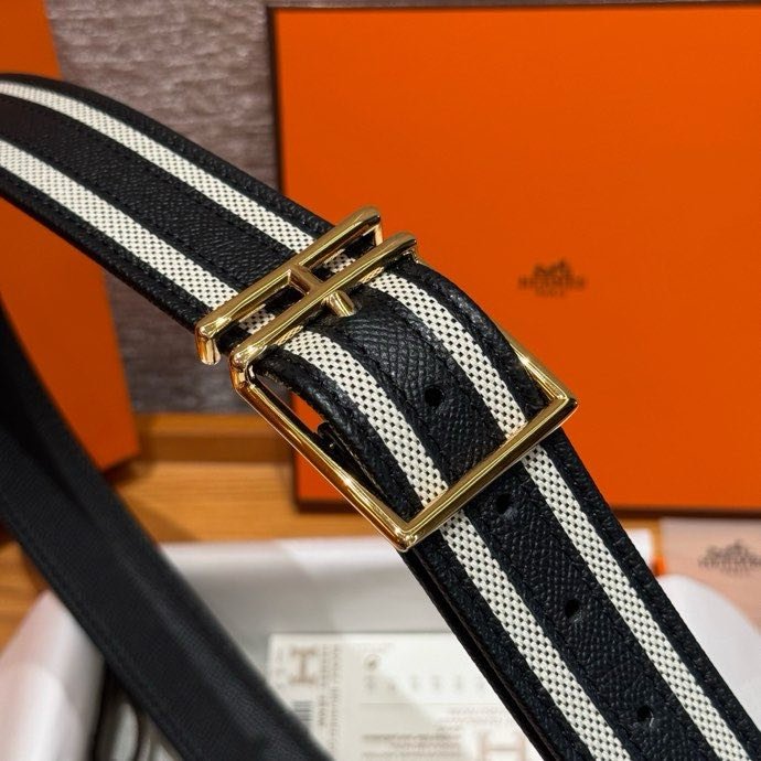 Ремень двусторонний из кожи Epsom 3.8 см фото 4