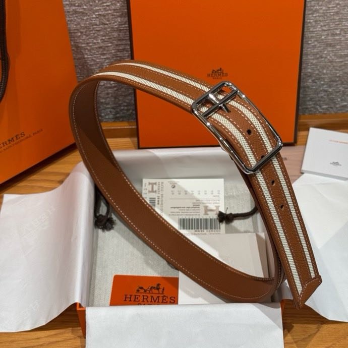 Ремень двусторонний из кожи Epsom 3.8 см фото 4