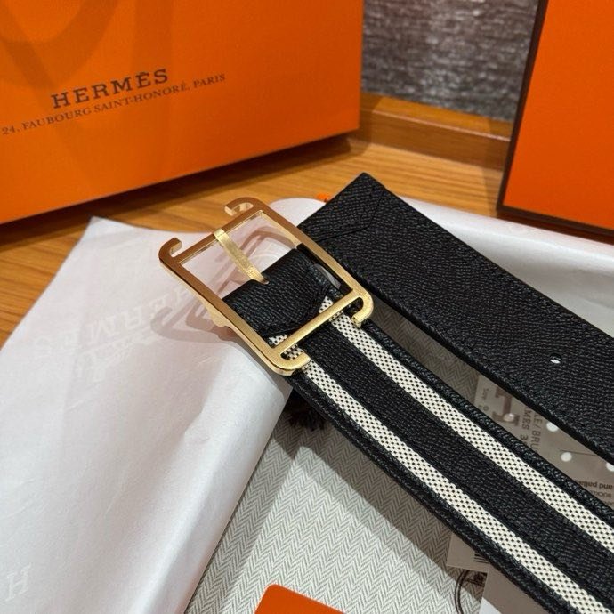 Ремінь двосторонній з шкіри Epsom 3.8 см фото 4