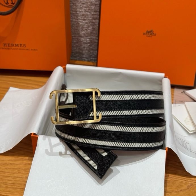 Ремінь двосторонній з шкіри Epsom 3.8 см фото 5