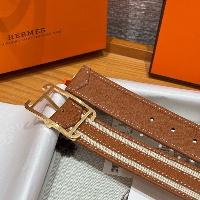 Ремень двусторонний из кожи Epsom 3.8 см фото 8