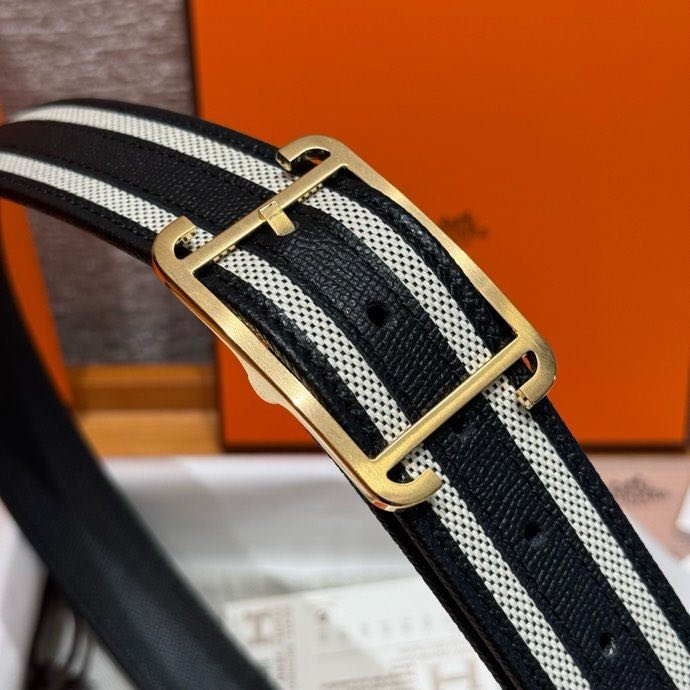 Ремінь двосторонній з шкіри Epsom 3.8 см фото 8