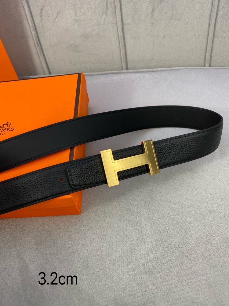 Ремень двусторонний кожаный 3.2 см фото 7