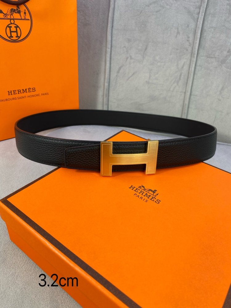 Ремень двусторонний кожаный 3.2 см фото 9