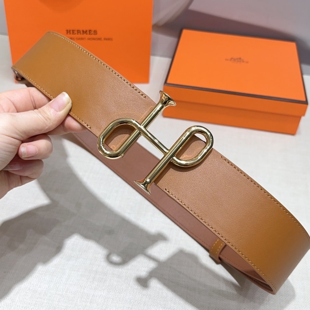 Ремінь двосторонній шкіряний 5 см фото 2