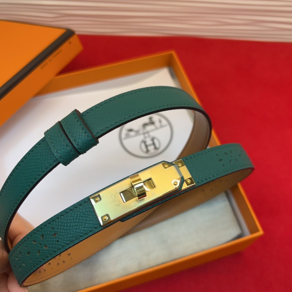 Ремень Kelly кожаный 1.8 см