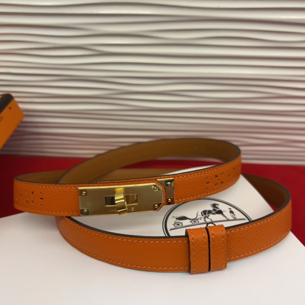 Ремень Kelly кожаный 1.8 см