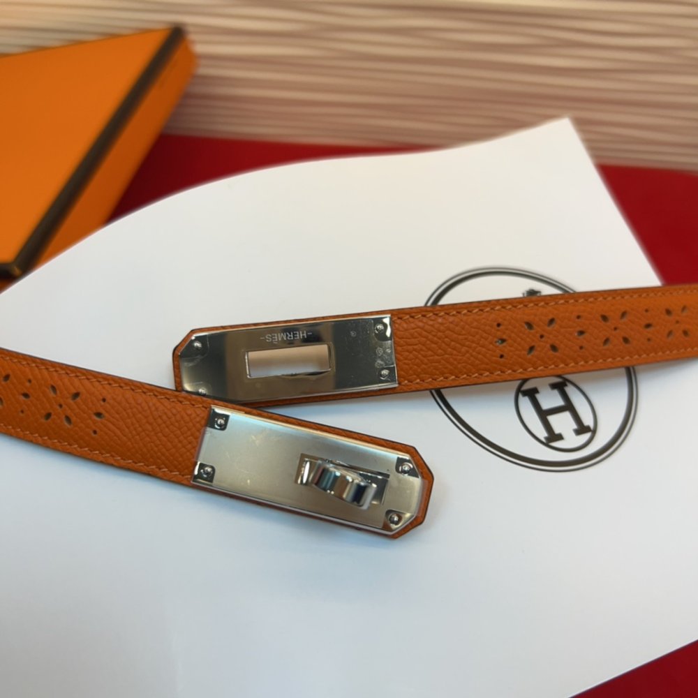 Ремінь Kelly шкіряний 1.8 см фото 2