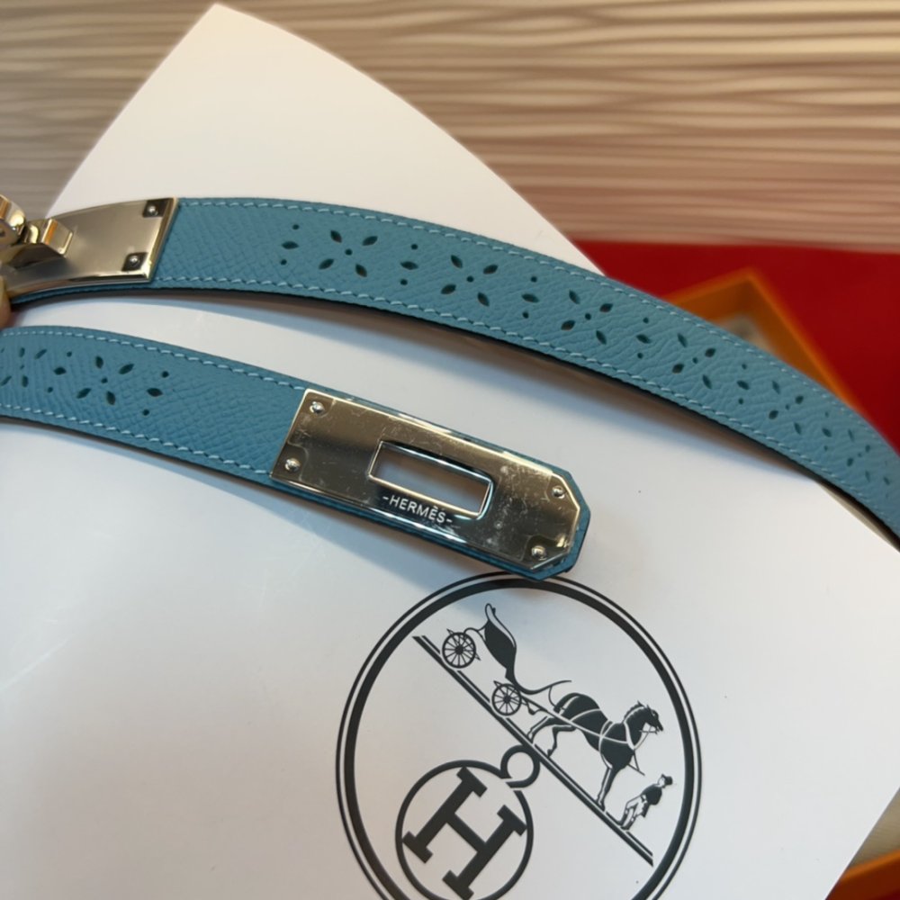 Ремінь Kelly шкіряний 1.8 см фото 2