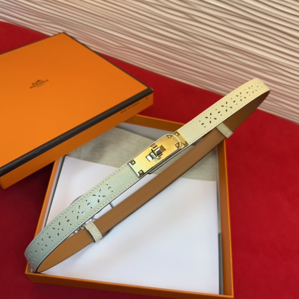 Ремень Kelly кожаный 1.8 см фото 2