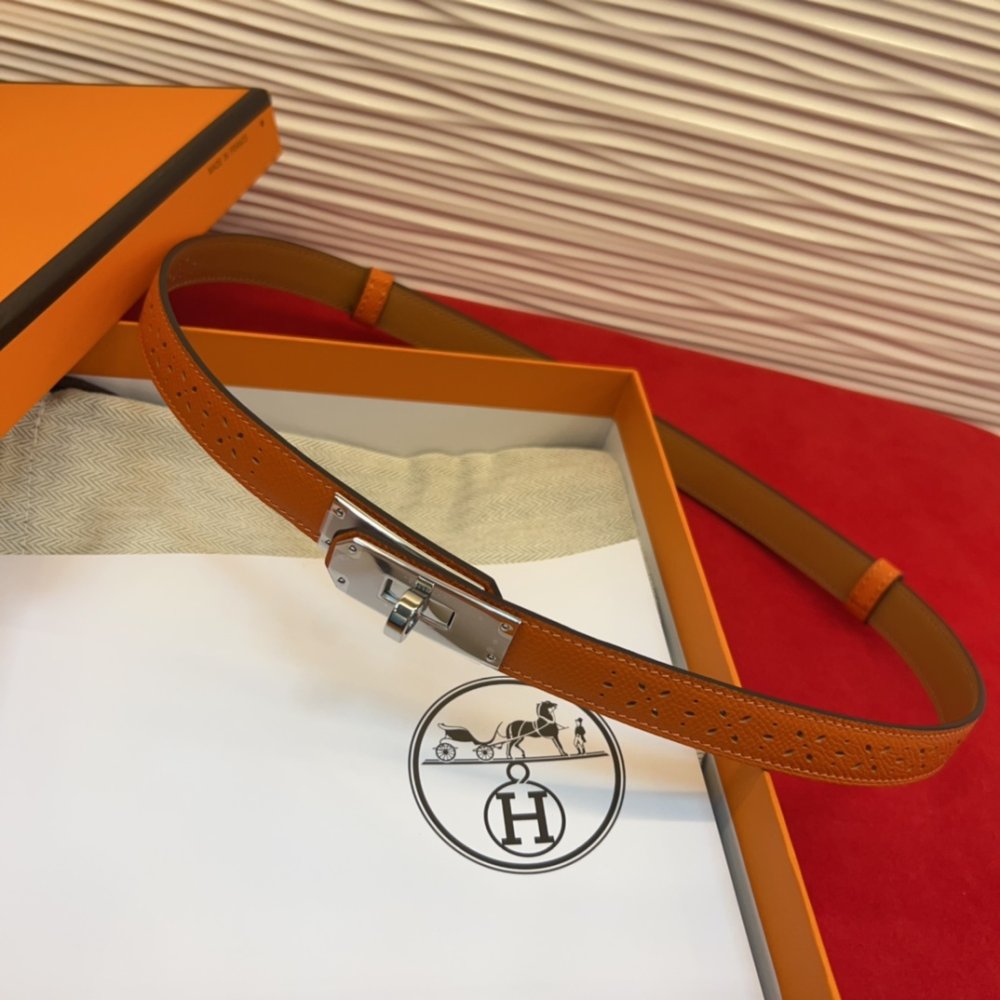 Ремінь Kelly шкіряний 1.8 см фото 4