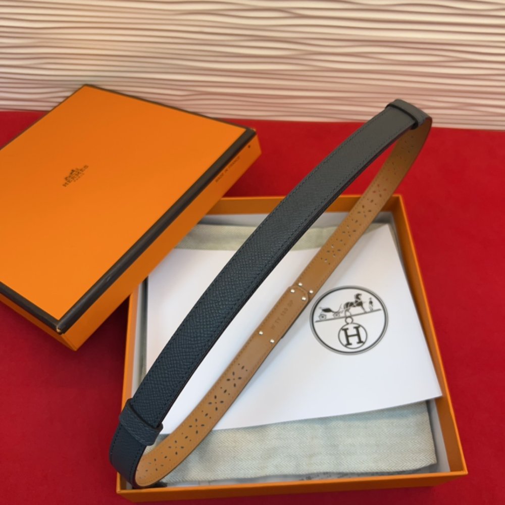 Ремень Kelly кожаный 1.8 см фото 4