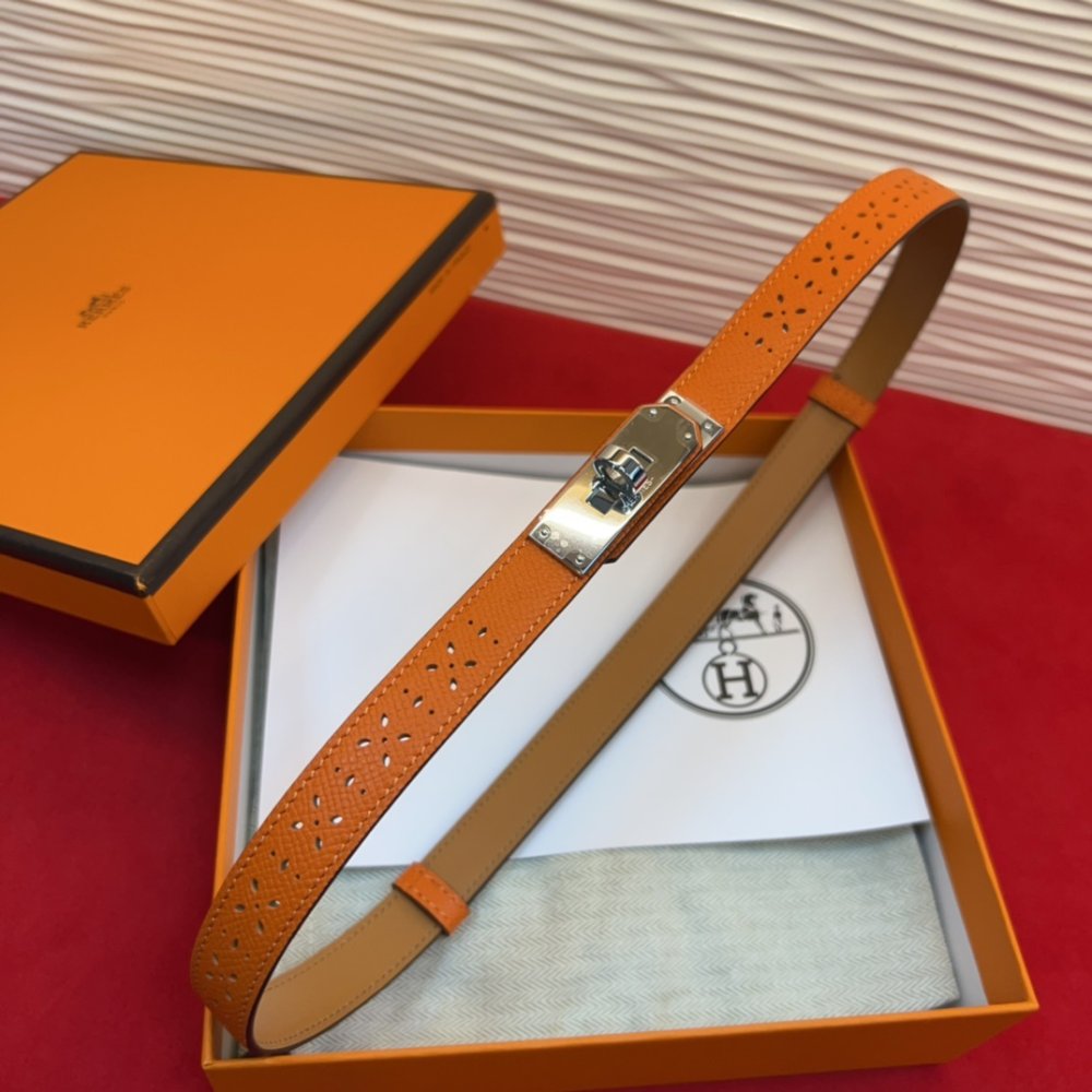 Ремінь Kelly шкіряний 1.8 см фото 5