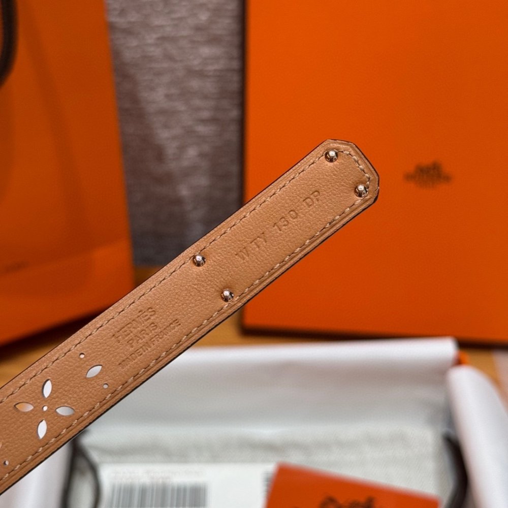 Ремінь Kelly шкіряний 1.8 см фото 6