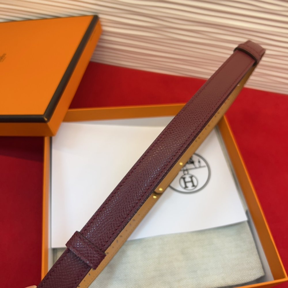 Ремень Kelly кожаный 1.8 см фото 6