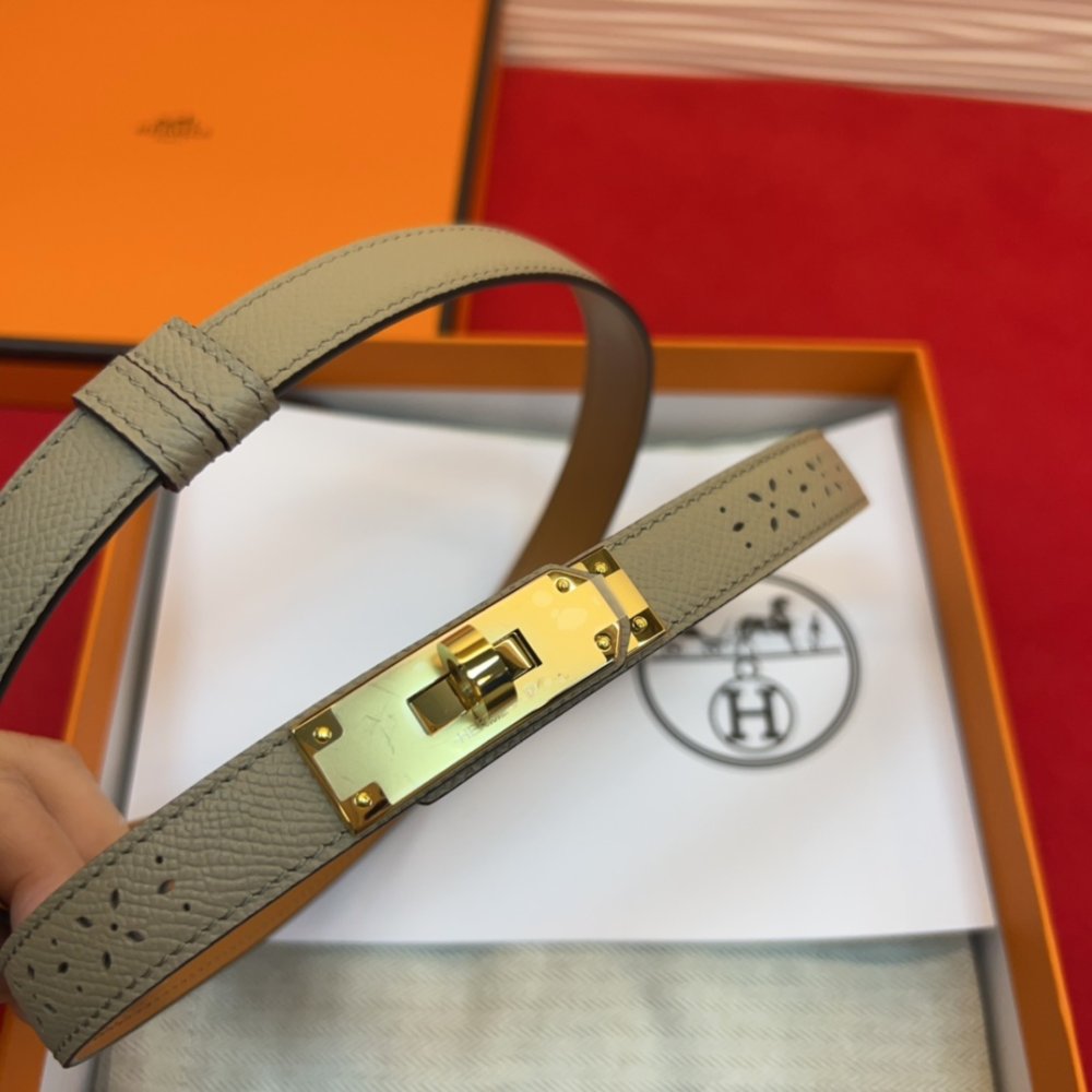 Ремень Kelly кожаный 1.8 см фото 7