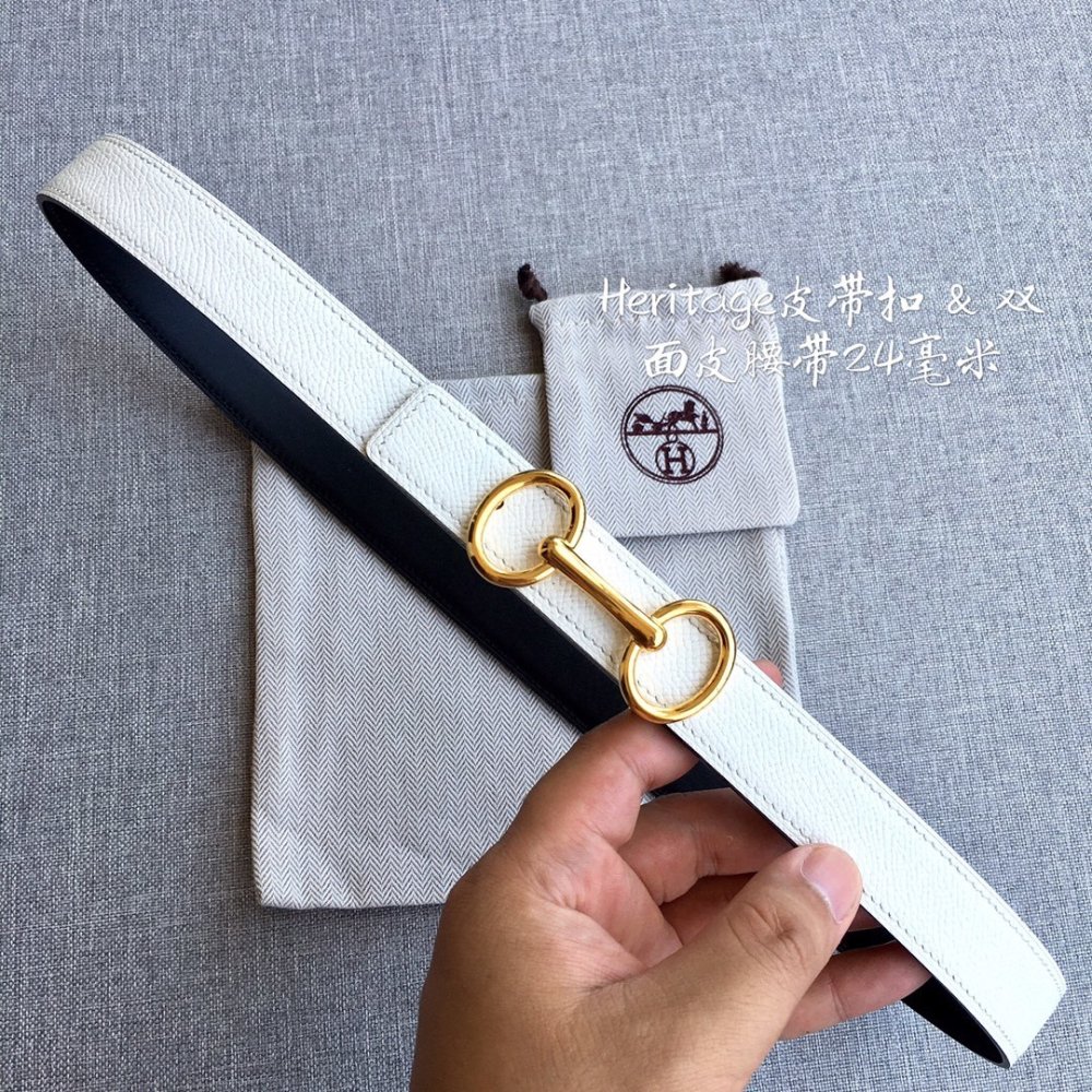 Ремень кожаный 2.5 см