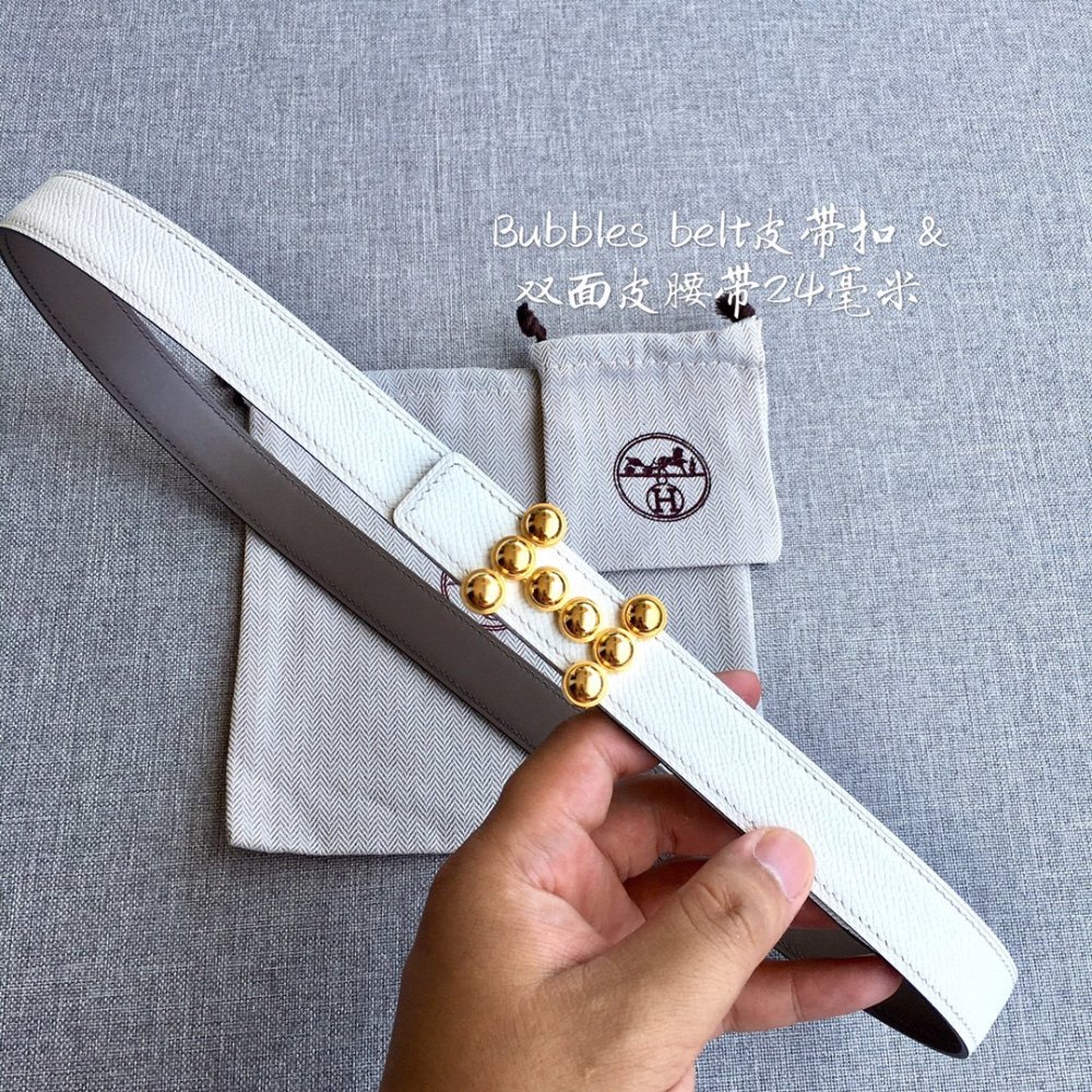 Ремень кожаный 2.5 см