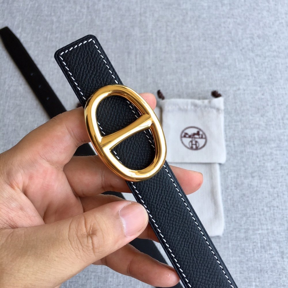 Ремень кожаный 2.5 см фото 7