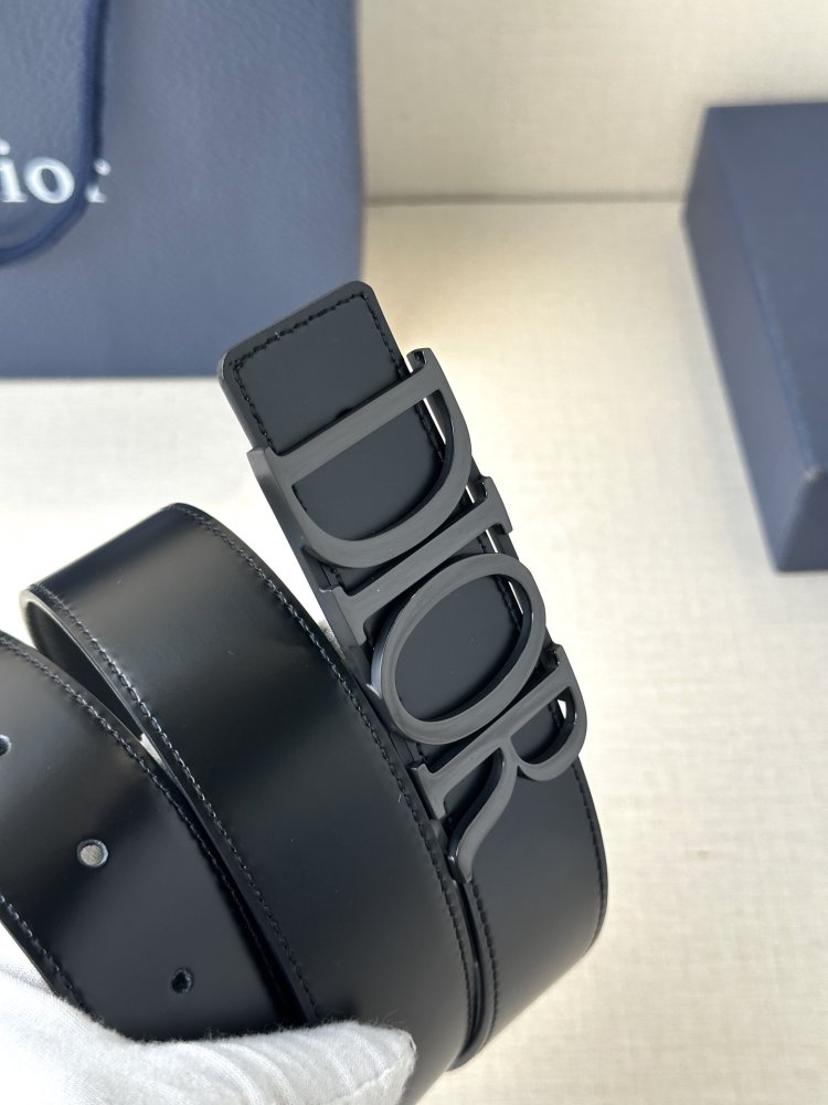 Ремень кожаный 3.5 см фото 3