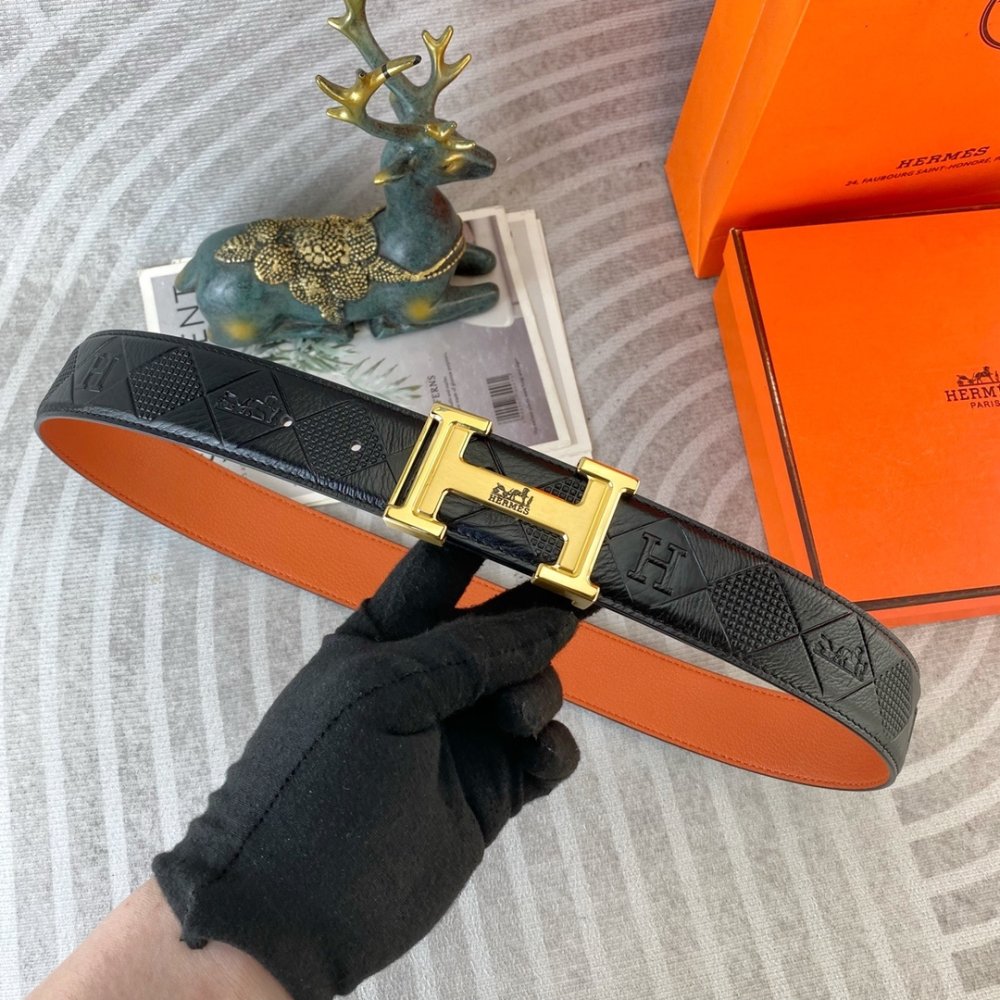 Ремень кожаный 3.8 см