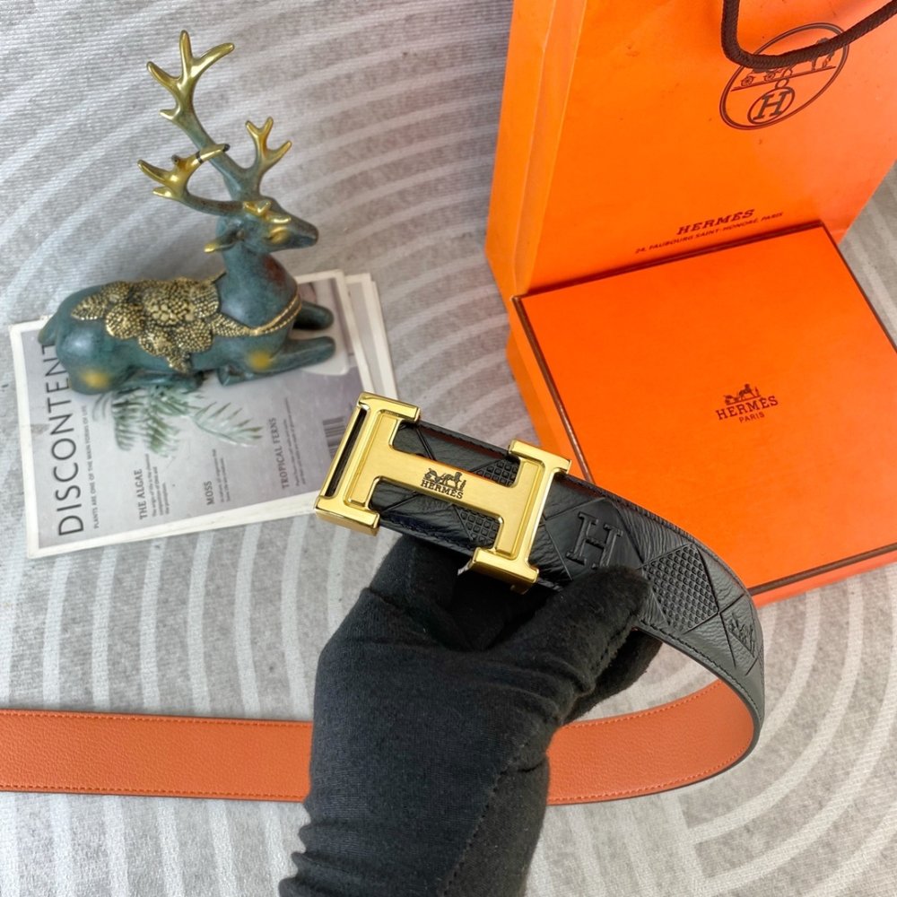 Ремень кожаный 3.8 см фото 4