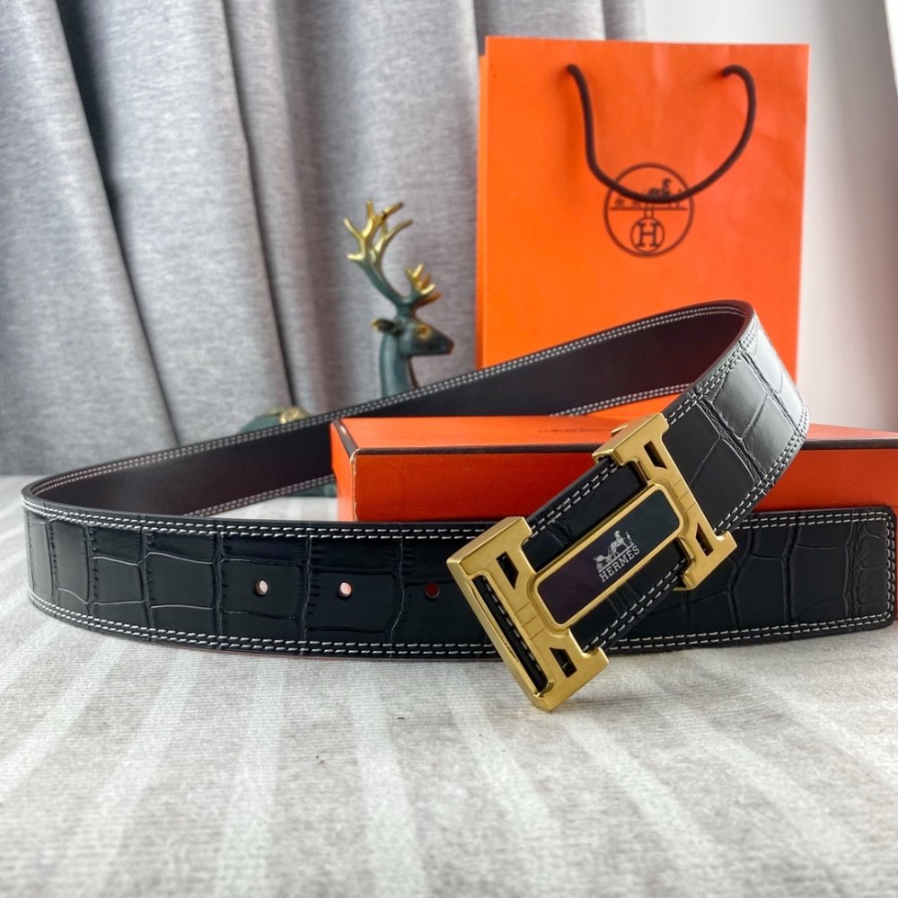 Ремень кожаный 3.8 см фото 5