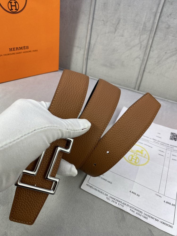 Ремень кожаный 3.8 см фото 5