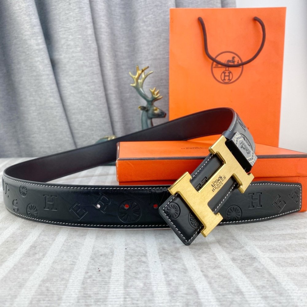 Ремень кожаный 3.8 см фото 5