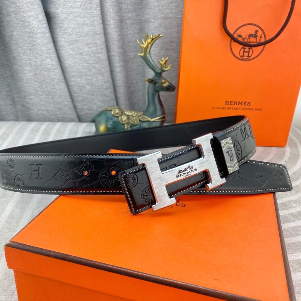 Ремень кожаный 3.8 см фото 6