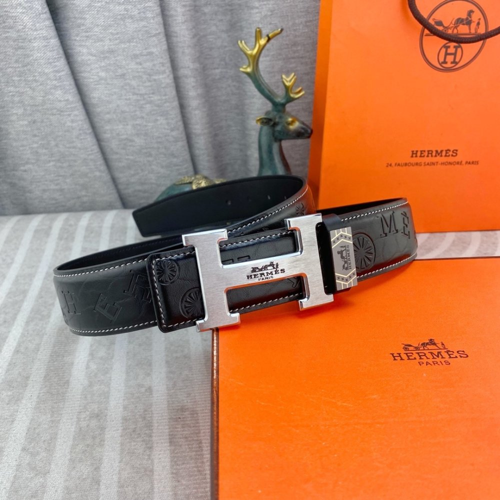 Ремень кожаный 3.8 см фото 7