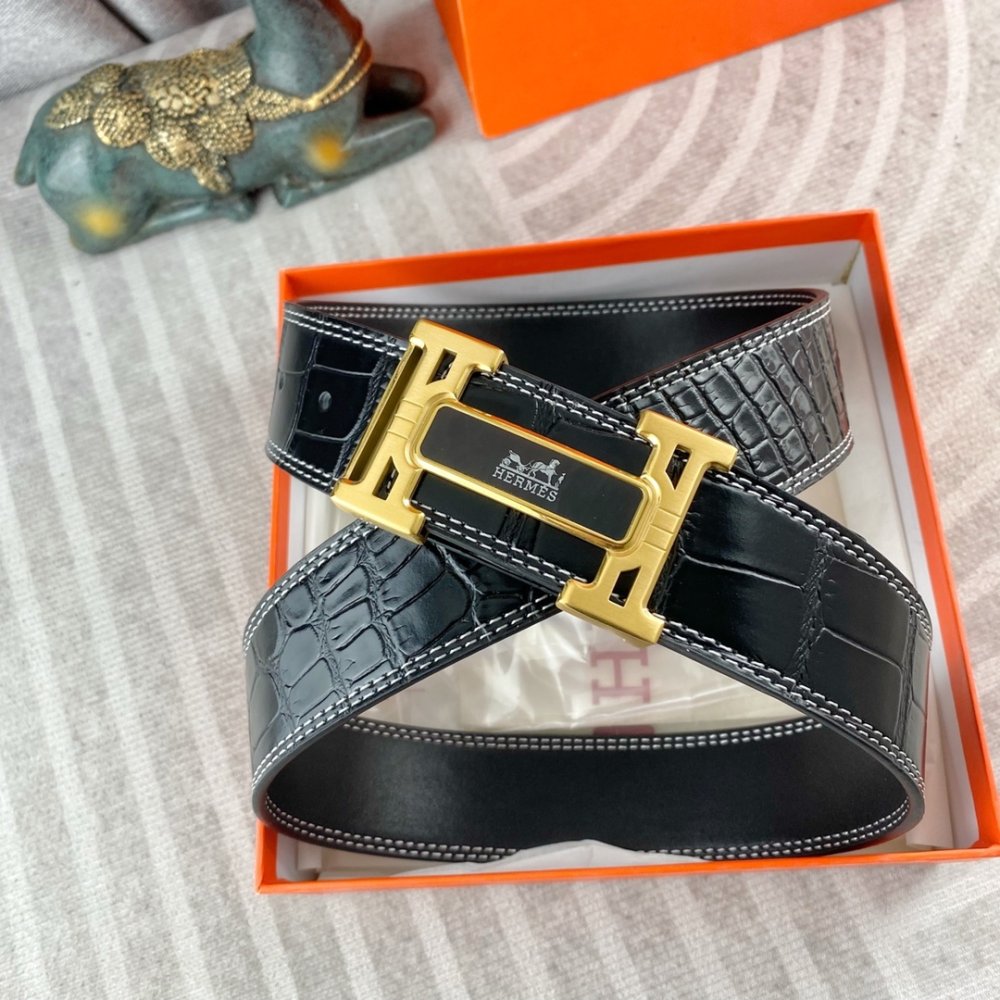 Ремень кожаный 3.8 см фото 8