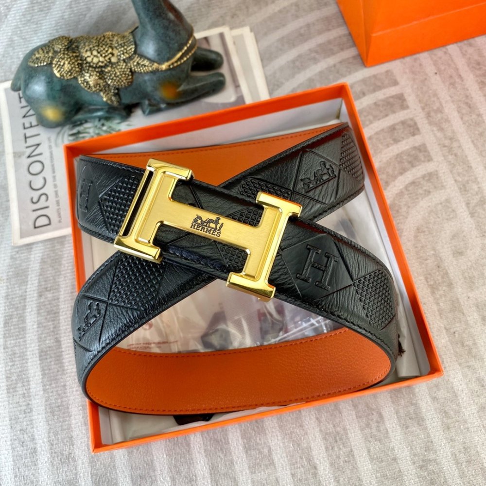 Ремень кожаный 3.8 см фото 8