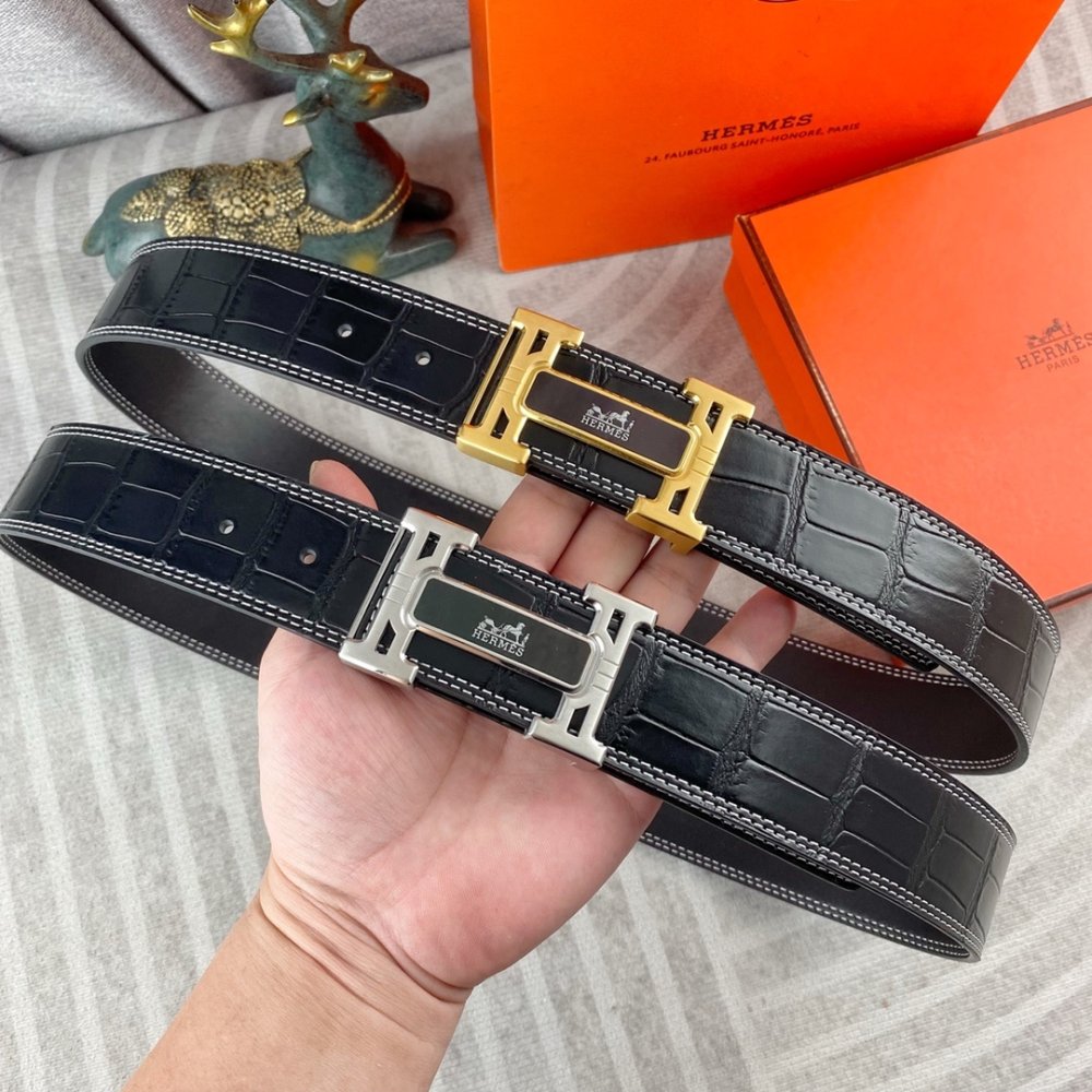 Ремень кожаный 3.8 см фото 9