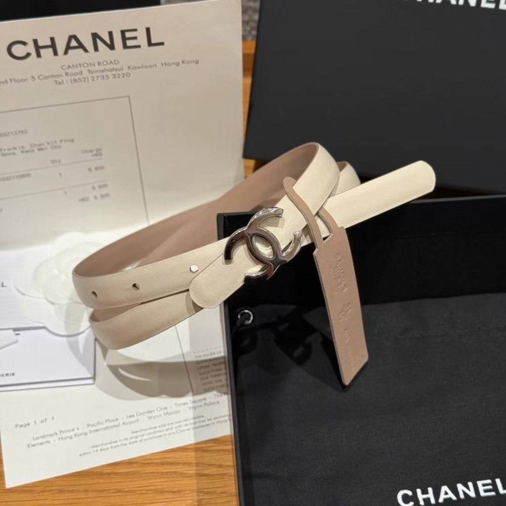 Ремень кожаный женский 1.5 см