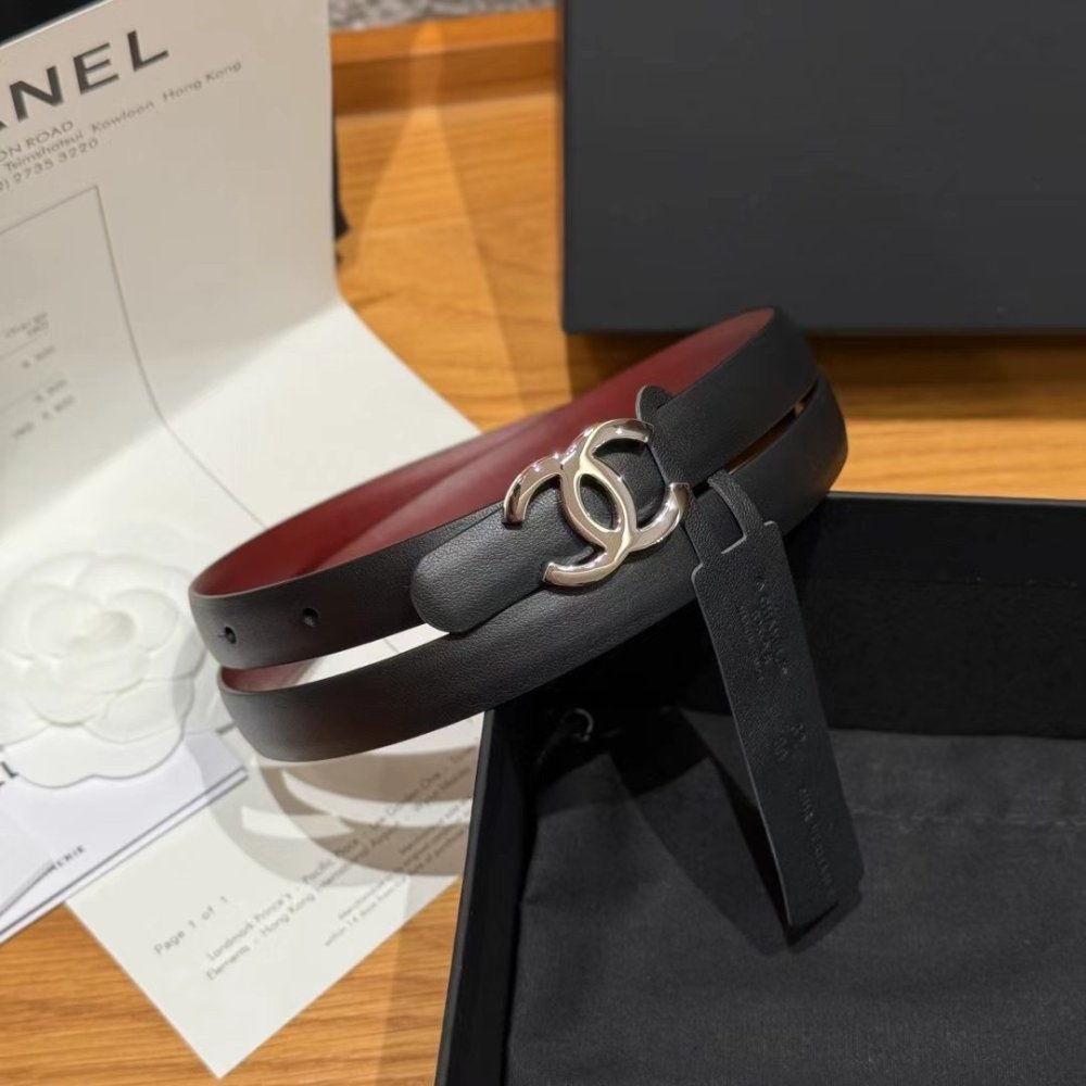 Belt leather female 1.5 cm