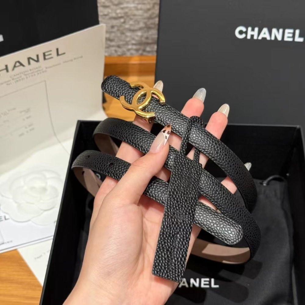 Ремень кожаный женский 1.5 см фото 2