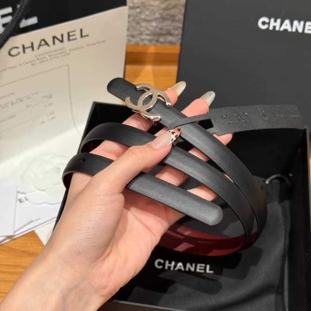 Belt leather female 1.5 cm фото 2