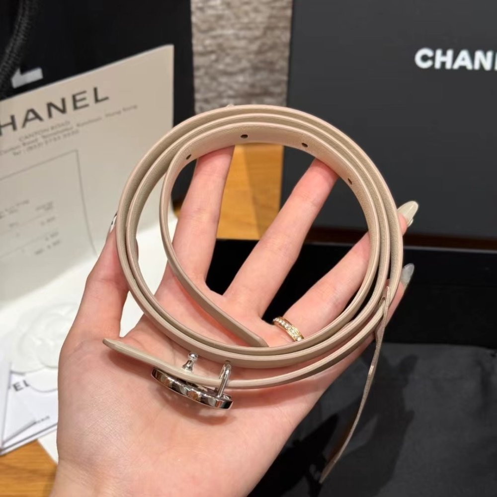 Ремень кожаный женский 1.5 см фото 3