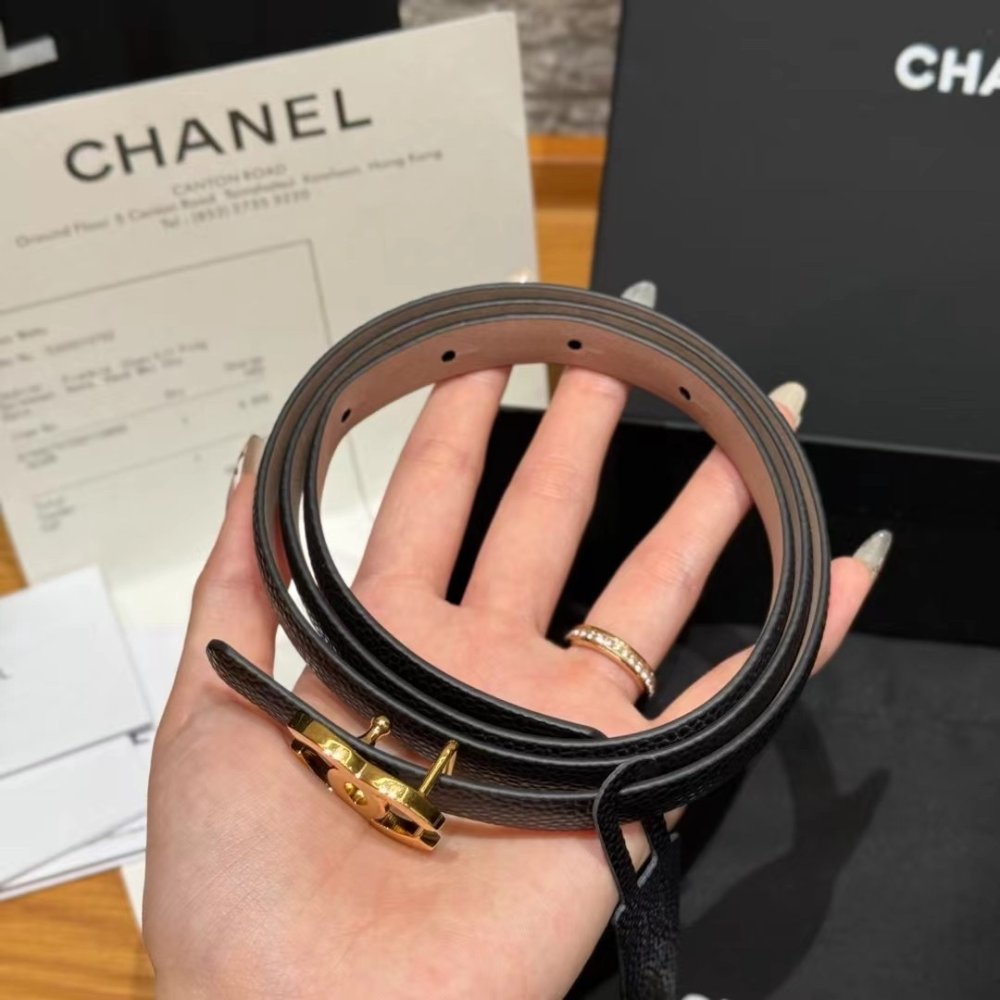 Ремень кожаный женский 1.5 см фото 3