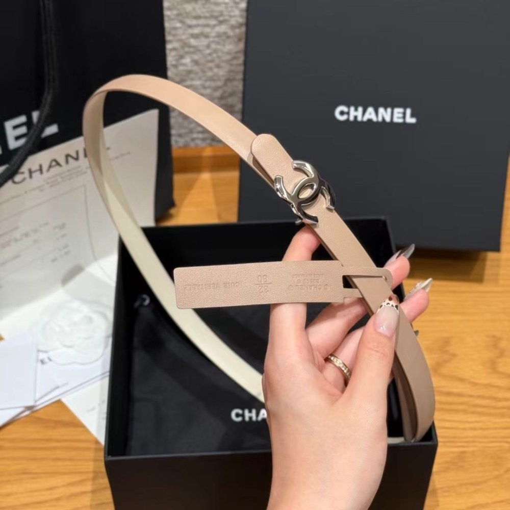 Ремень кожаный женский 1.5 см фото 4